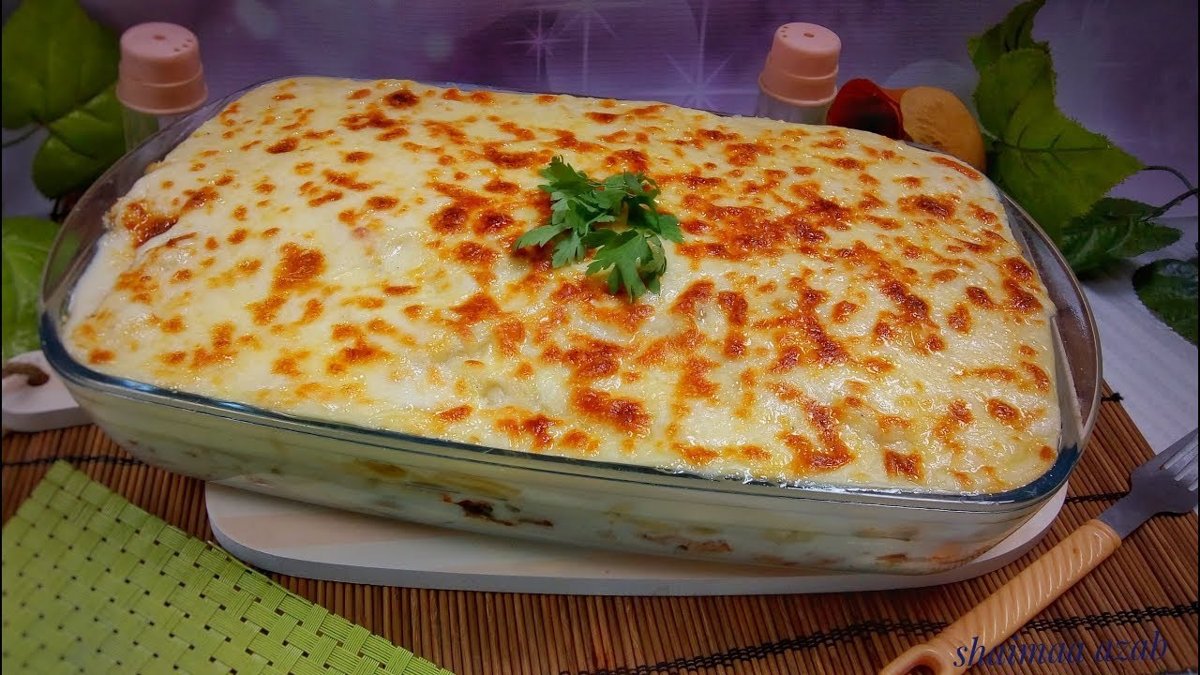 مكرونة نجرسكو بالفراخ